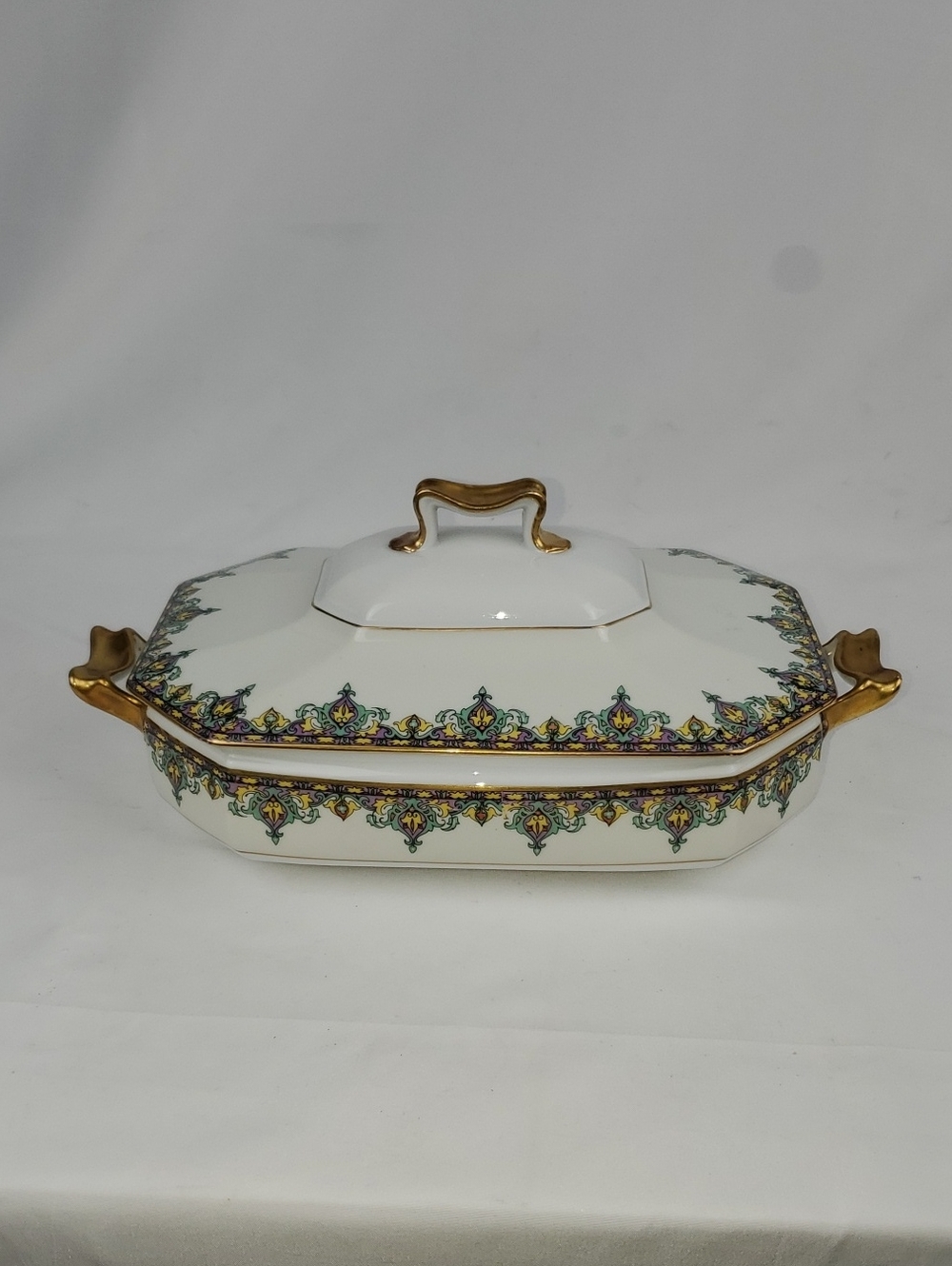 Rare - Vintage Johann Haviland Bavaria, Germany Covered Vegetable Dish
